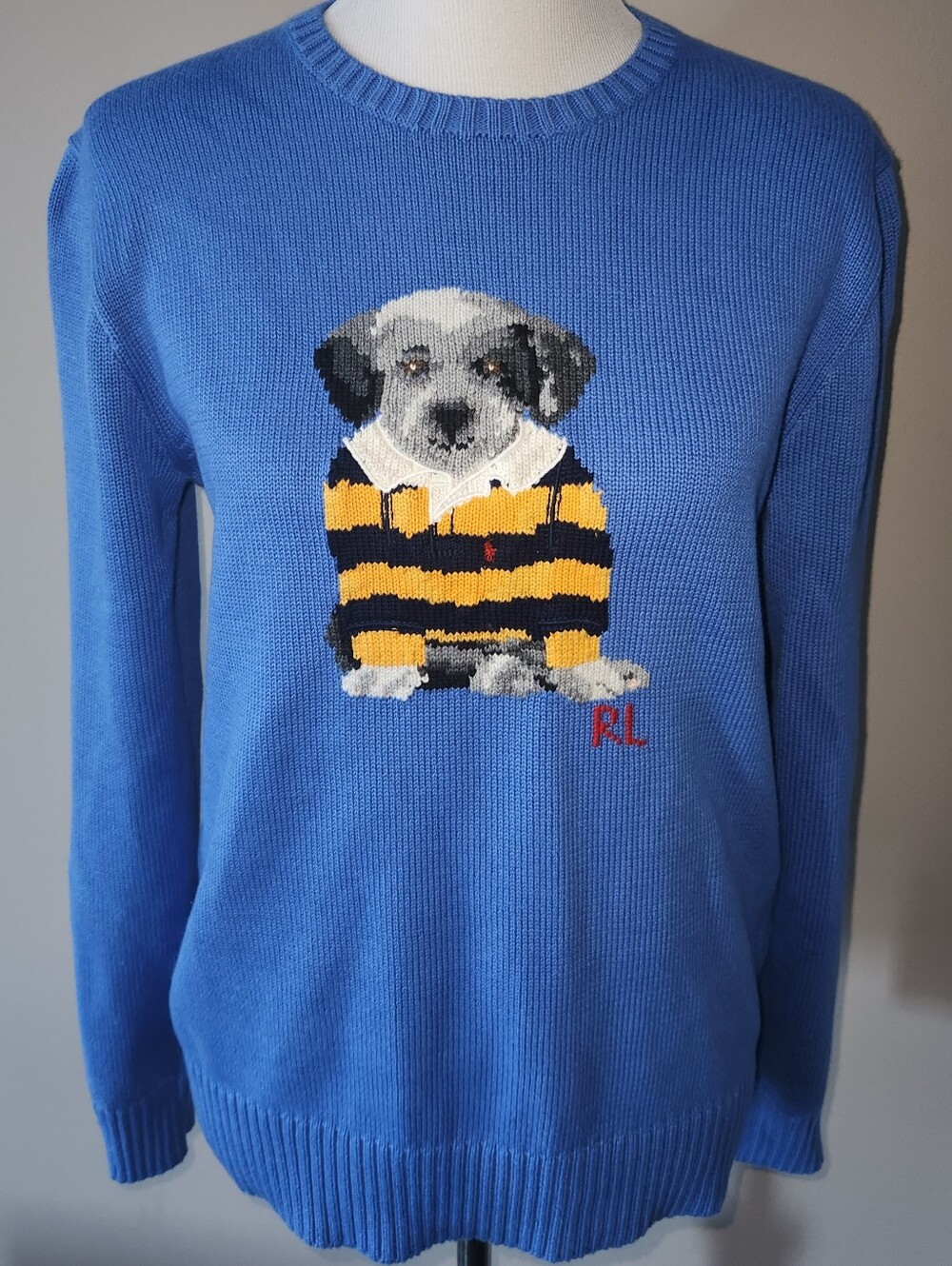 Ralph Lauren: Sweater with Dog Motif